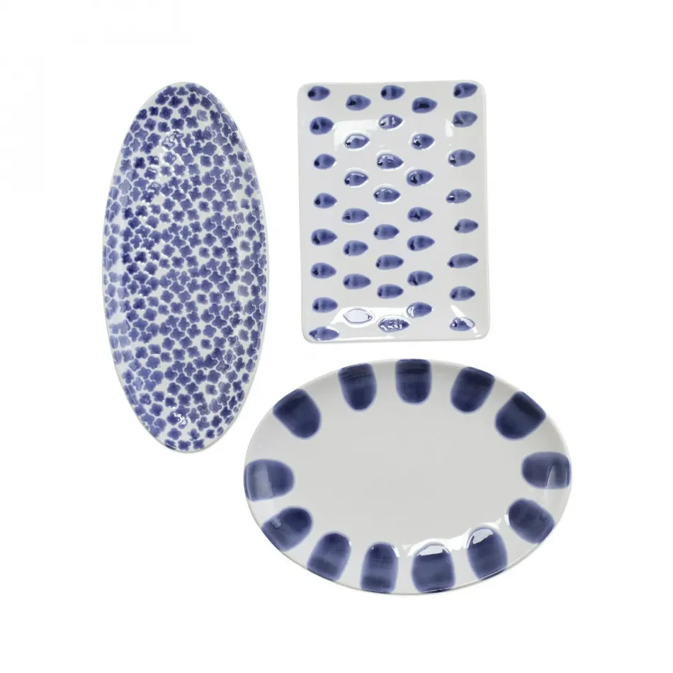 Santorini 3-Piece Serveware Set 11"-15.25"L, 7"-10"W