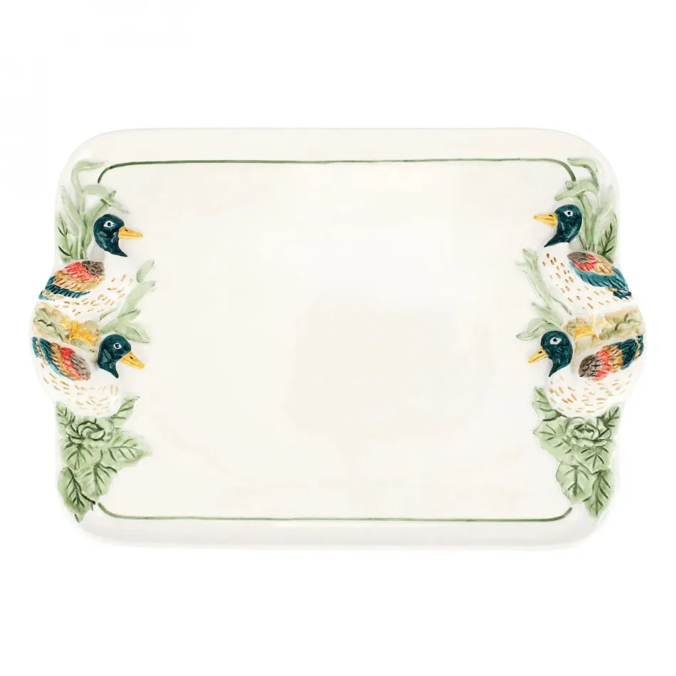 Wildlife Mallard Rectangular Platter