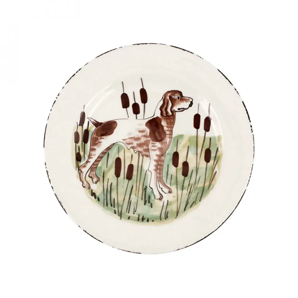 Wildlife Spaniel Dinner Plate 11"D