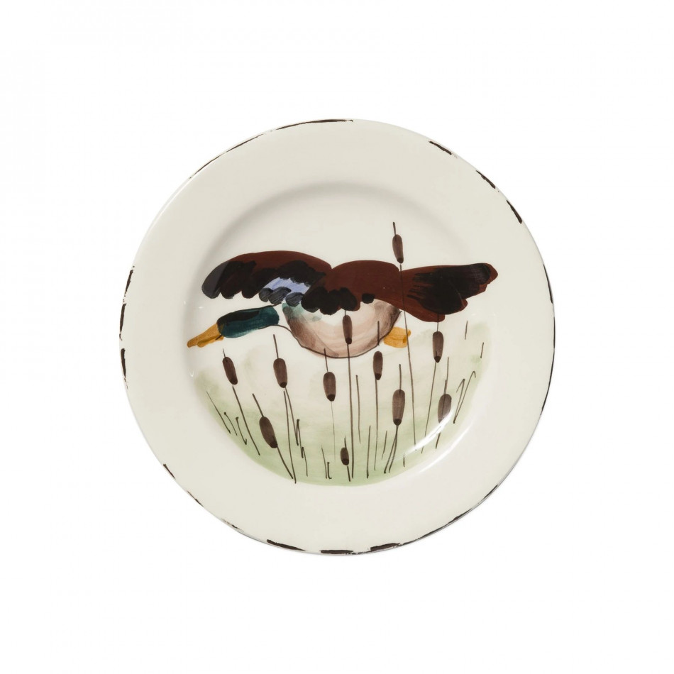 Wildlife Mallard Salad Plate 8.5"D