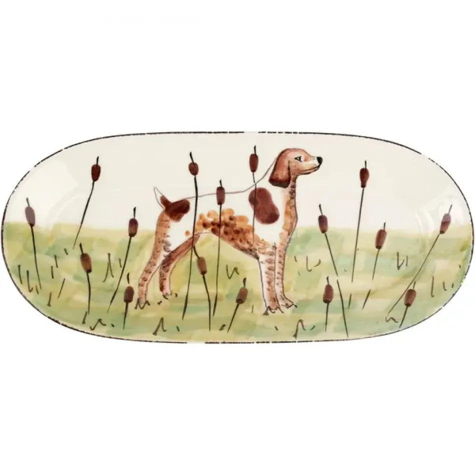 Wildlife Spaniel Oval Platter