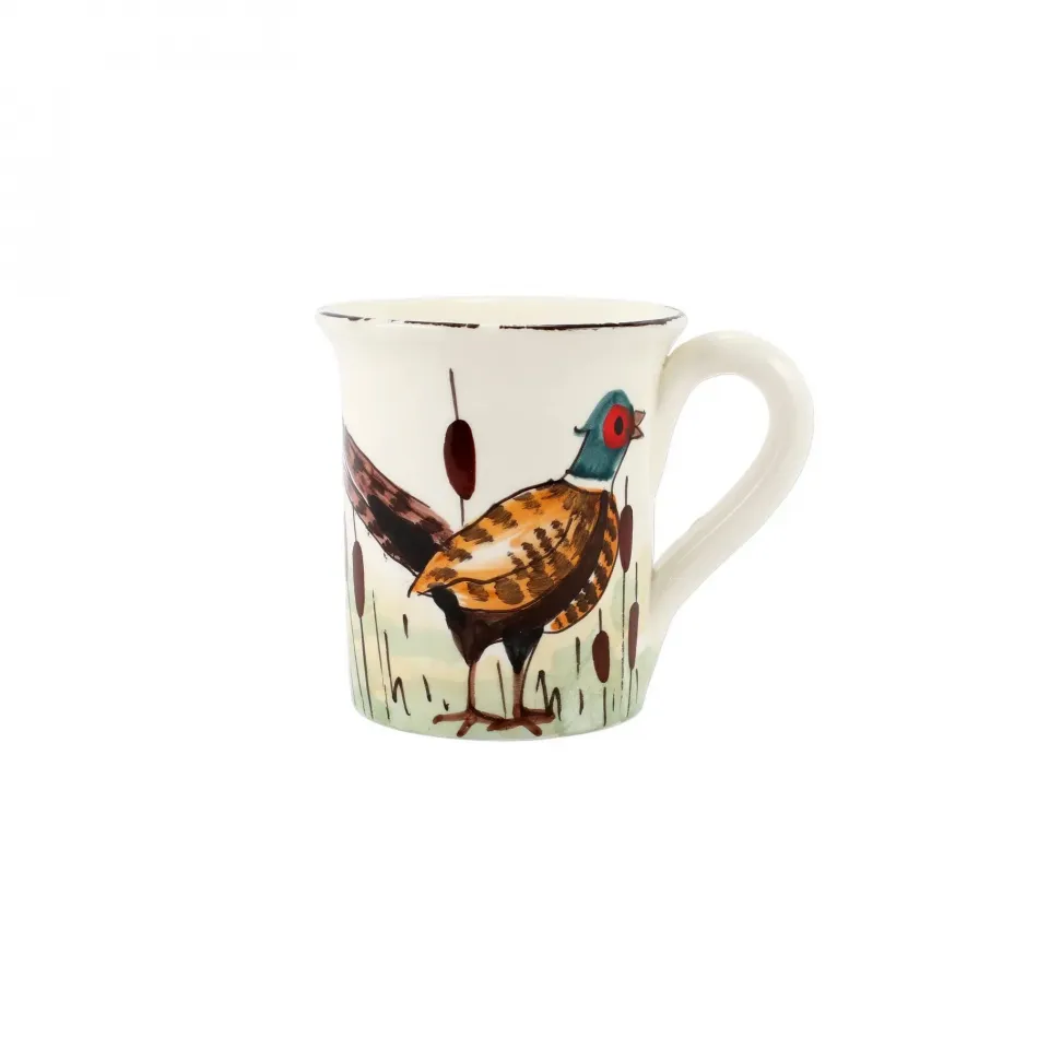 Wildlife Pheasant Mug 4.5"H, 14 oz