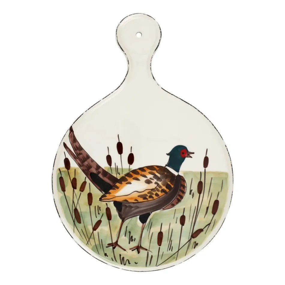 Wildlife Pheasant Cheese Board 17.75"L, 12.5"W