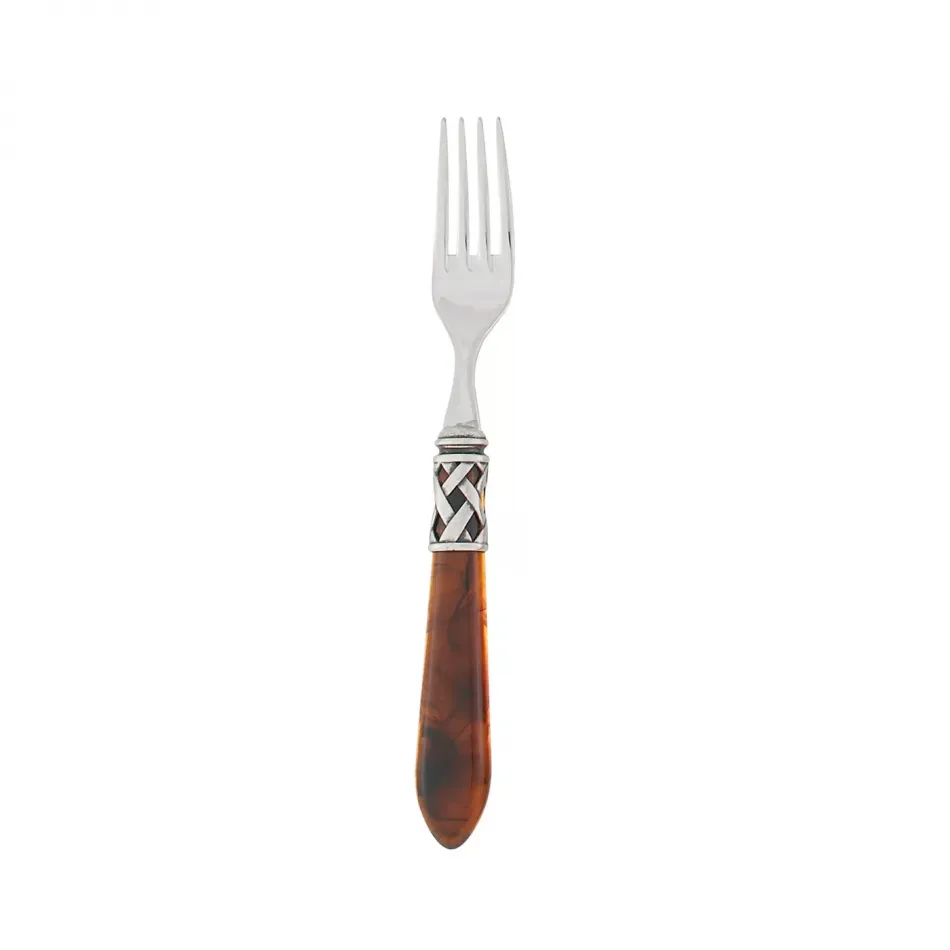 Aladdin Antique Tortoiseshell Salad Fork 8"L