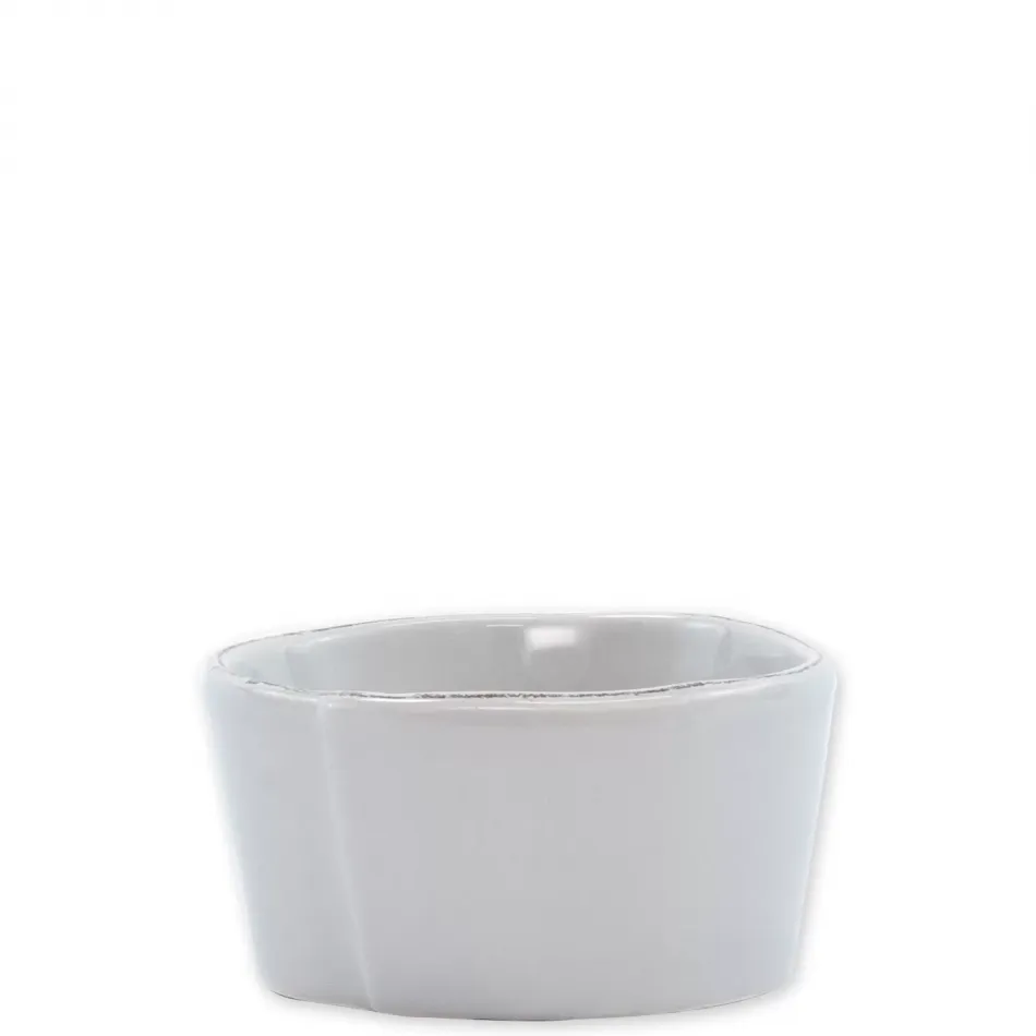 Lastra Light Gray Condiment Bowl 4"D