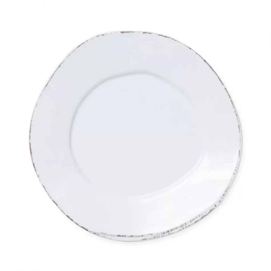 Melamine Lastra White Salad Plate 8.75"D