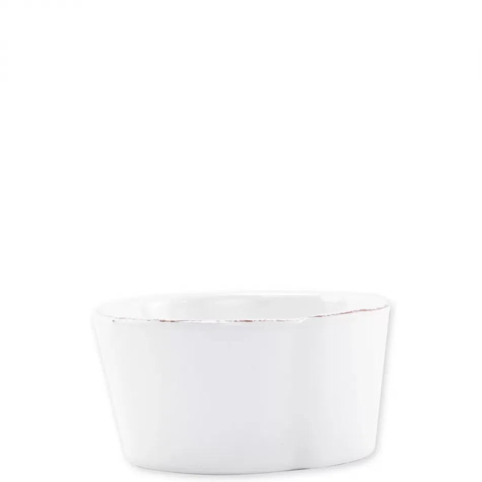 Melamine Lastra White Condiment Bowl 4"D