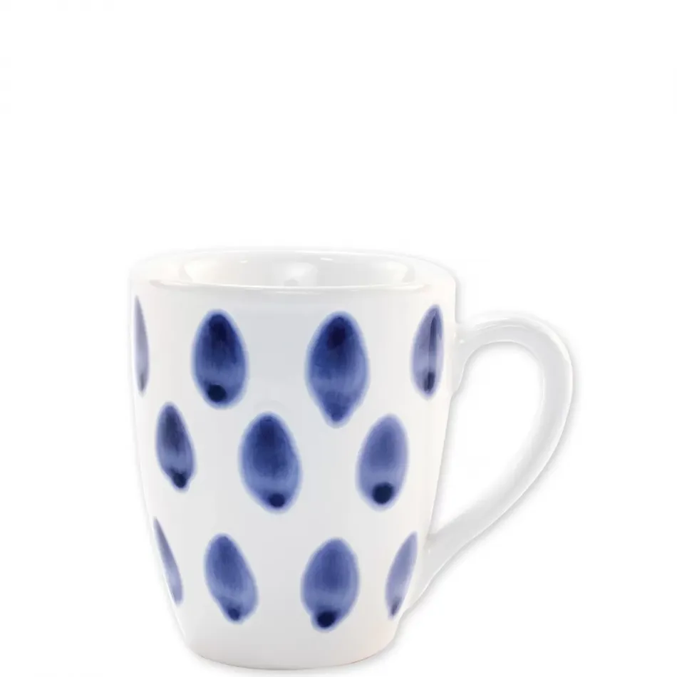 Santorini Dot Mug 4.5"H, 14 oz