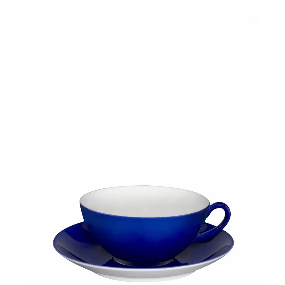 Colors Tea Cup & Saucer Blue