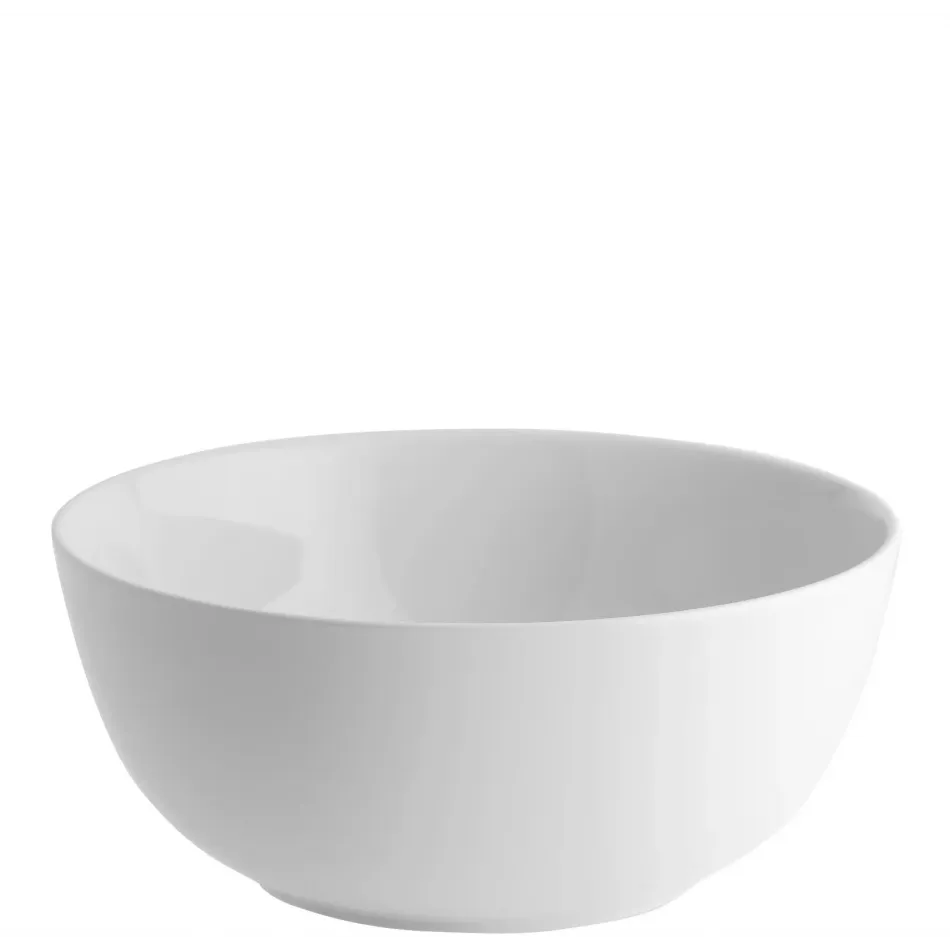 Broadway White Salad Bowl