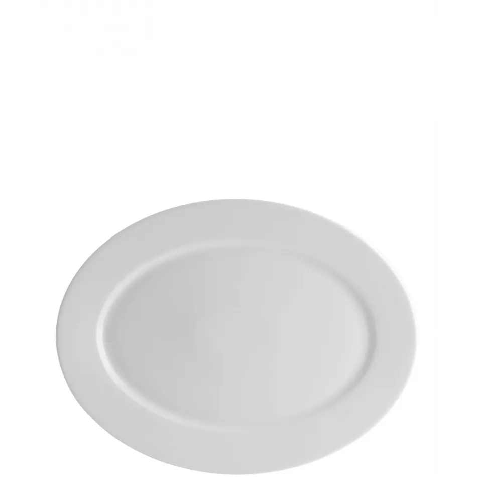 Broadway White Medium Oval Platter