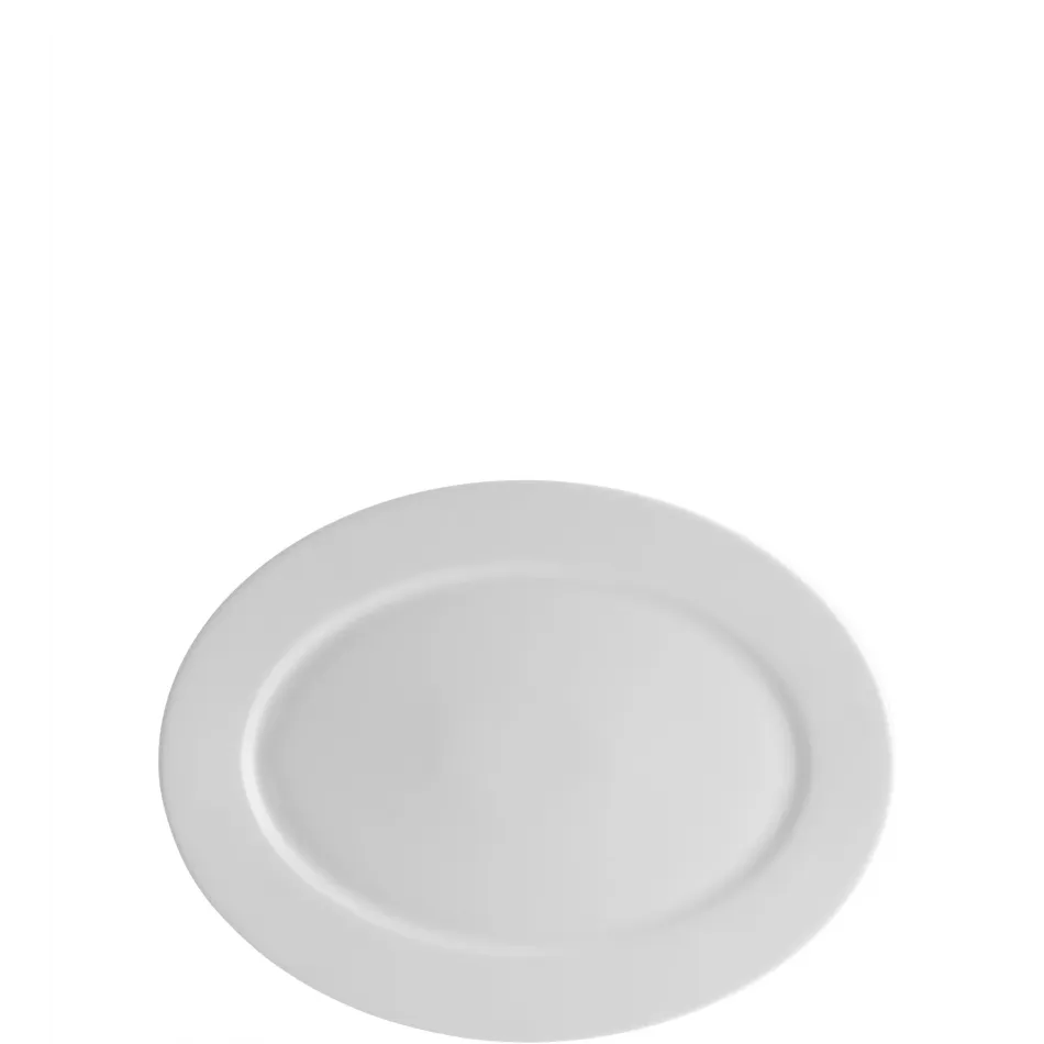 Broadway White Small Oval Platter