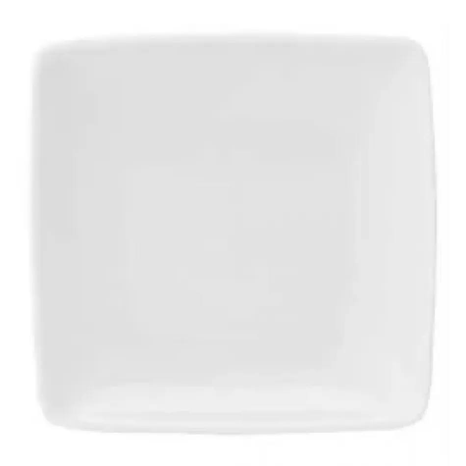 Carre White Bread And Butter Plate