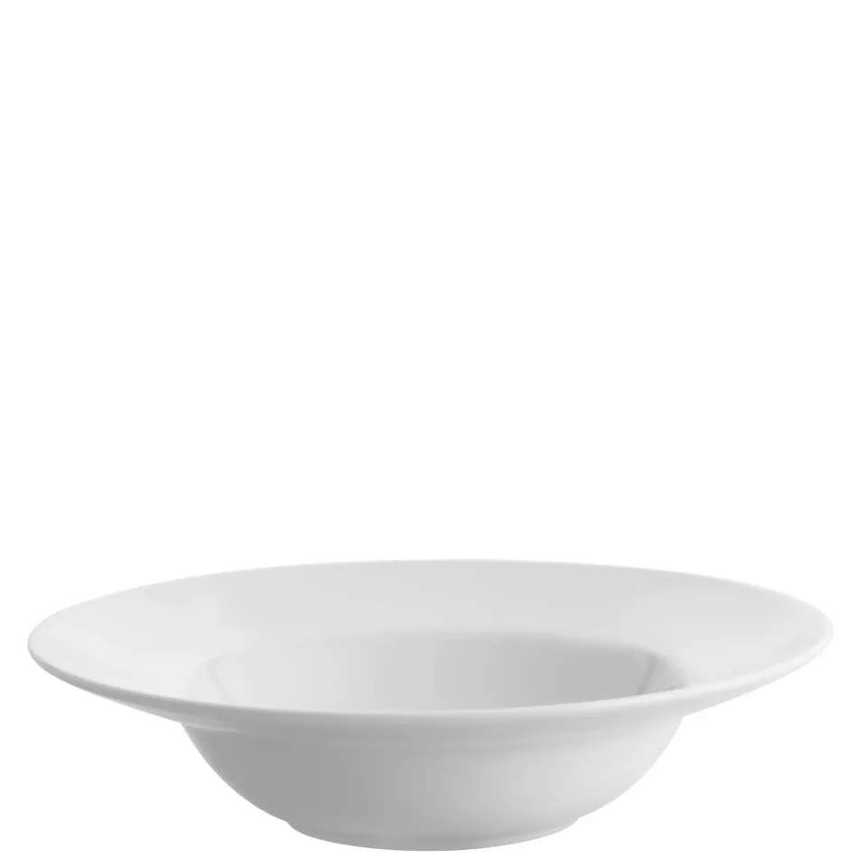 Broadway White Large Pasta Plate