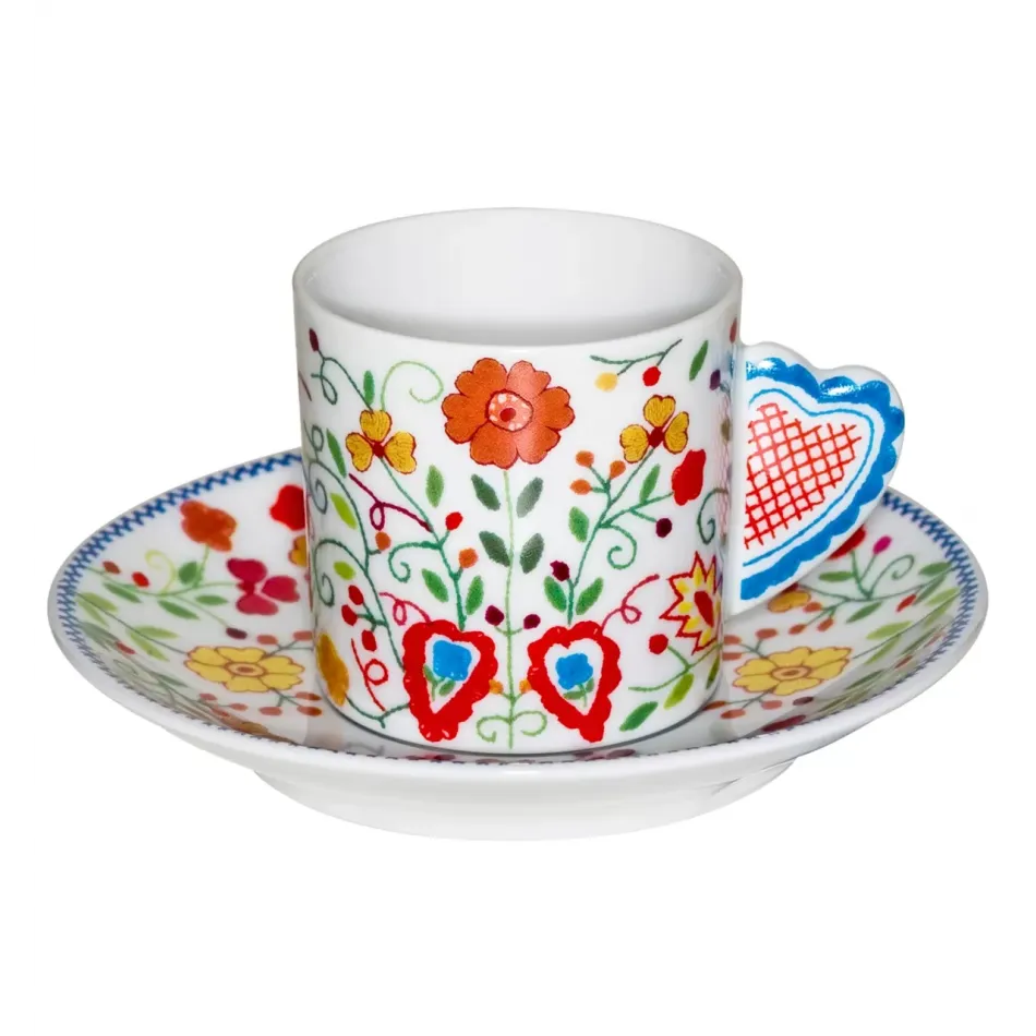 Vila Verde Coffee Cup & Saucer