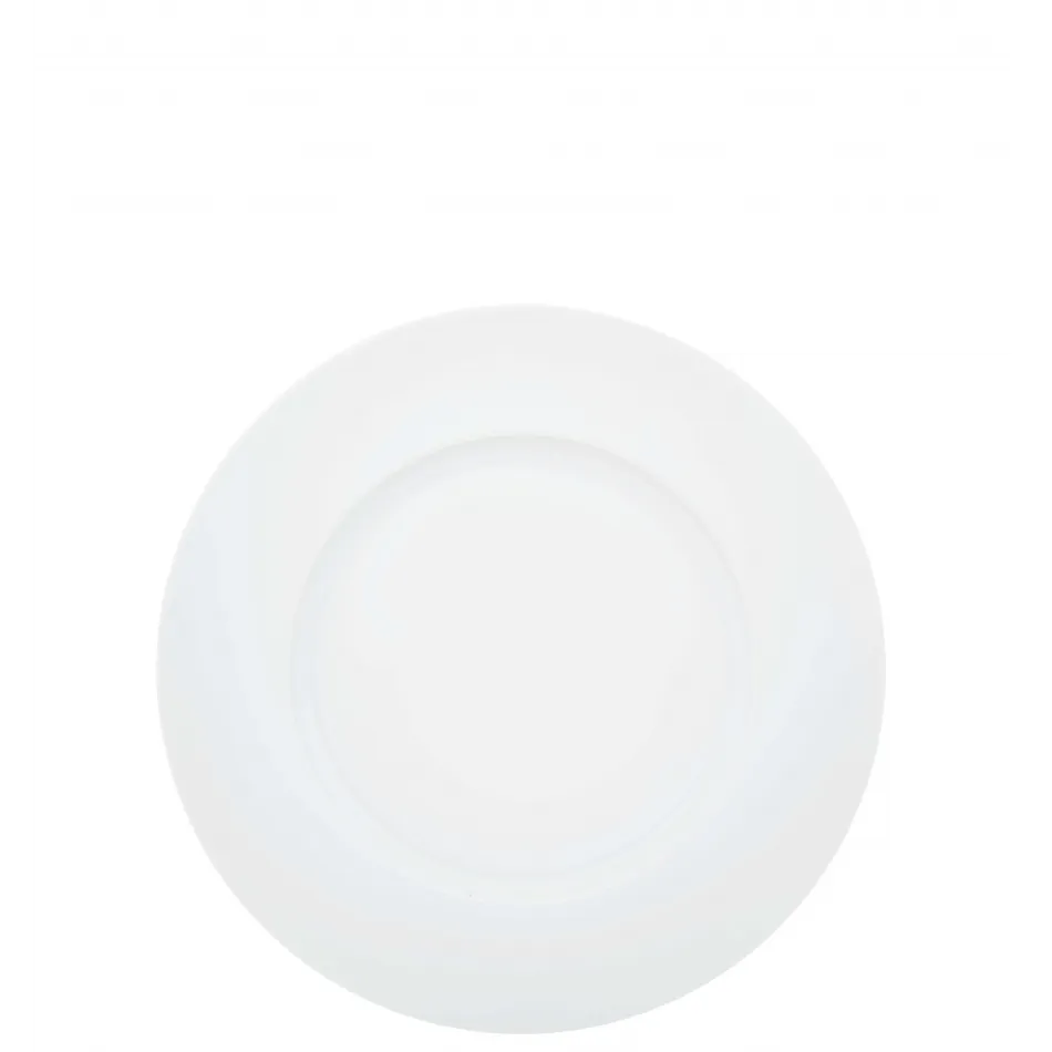 Silk Road White Dinner Plate