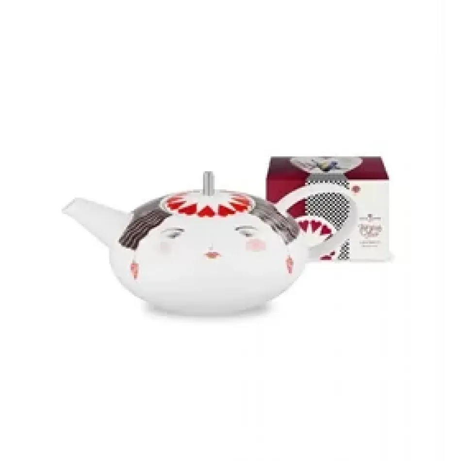 Tea with Alice Set Tea Pot & Tea Bag (Gift Box)