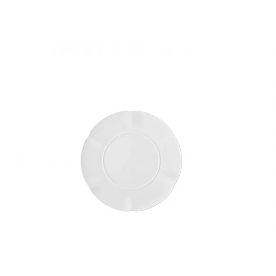 Crown White Bread And Butter Plate