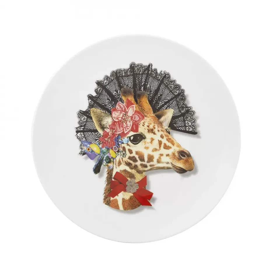 Christian Lacroix Love Who You Want Dessert Plate "Doña Jirafa "