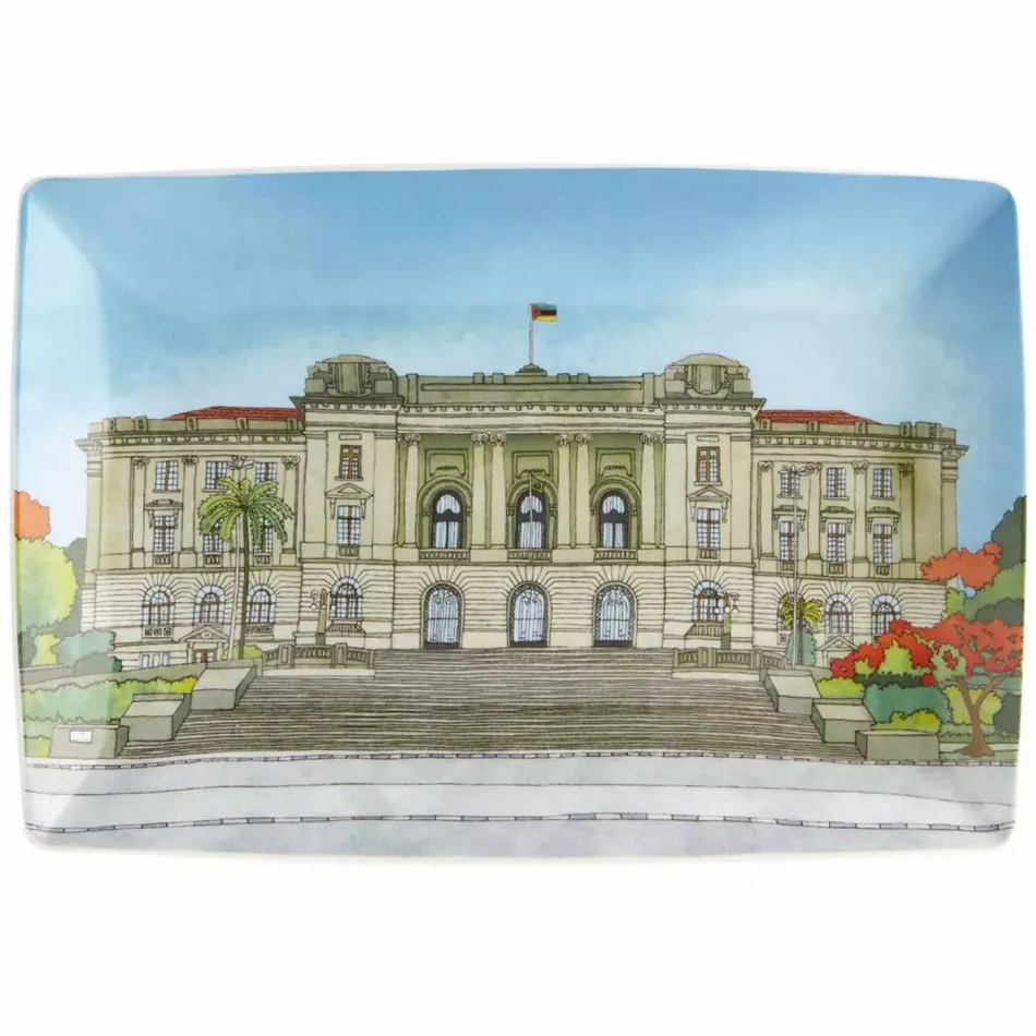 Alma de Maputo Rectangular Plate City Hall