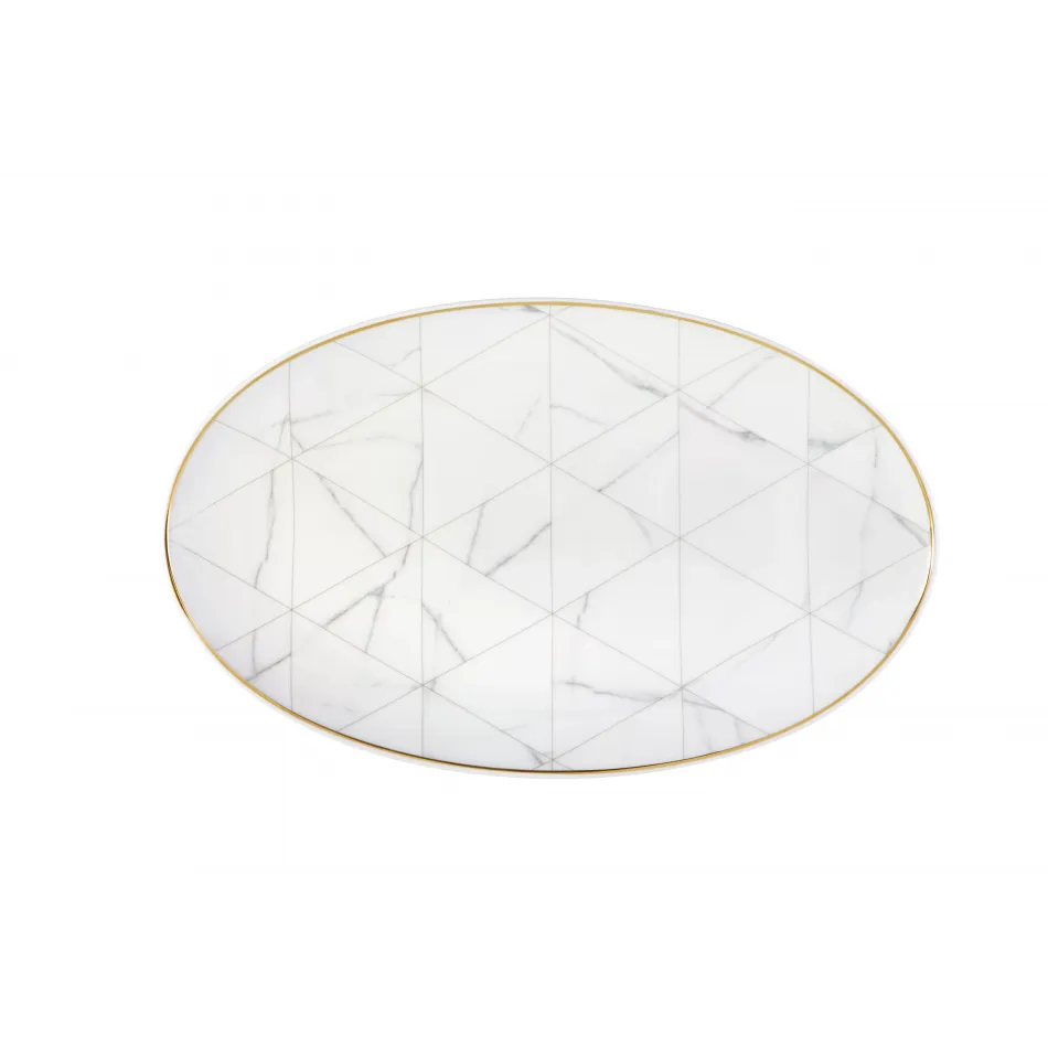 Carrara Large Oval Platter