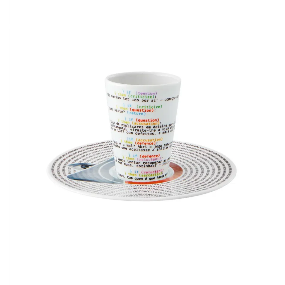 Escape Goat Espresso Cup And Saucer XIV