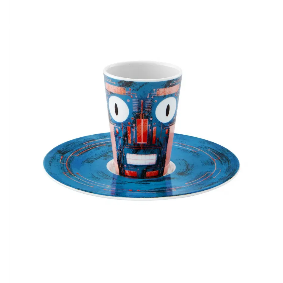 Escape Goat Espresso Cup And Saucer XXXIV