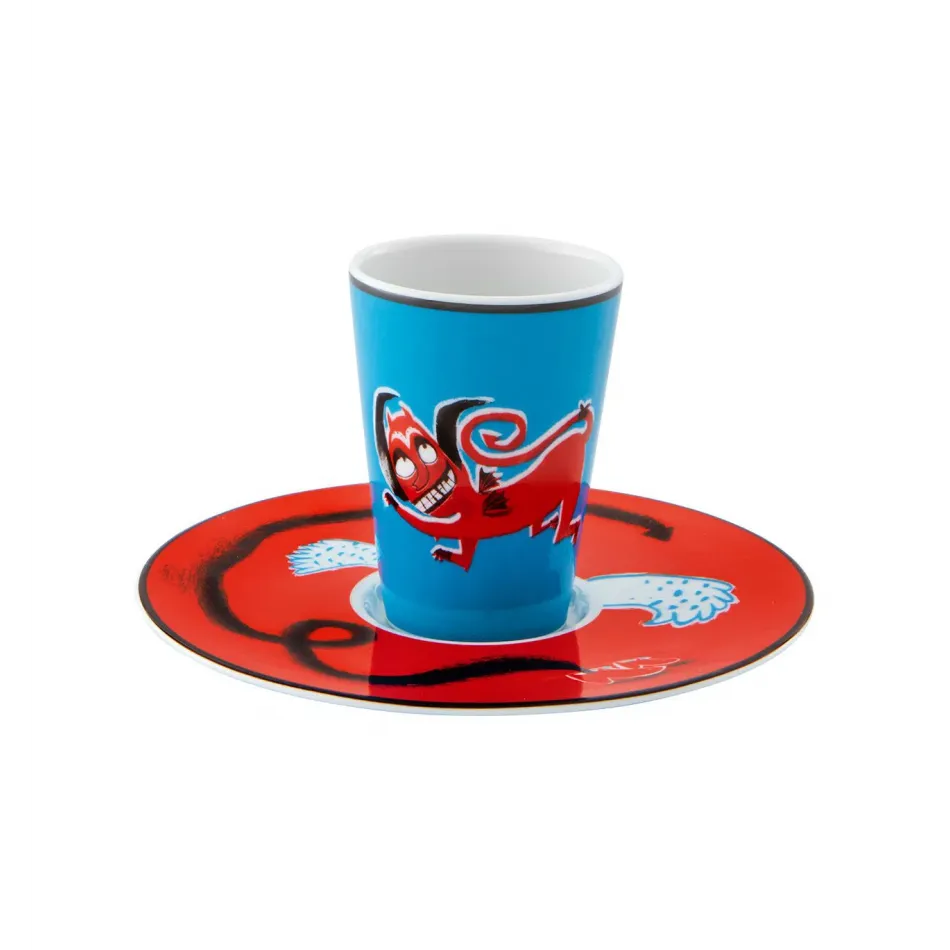 Escape Goat Espresso Cup And Saucer XXXIX
