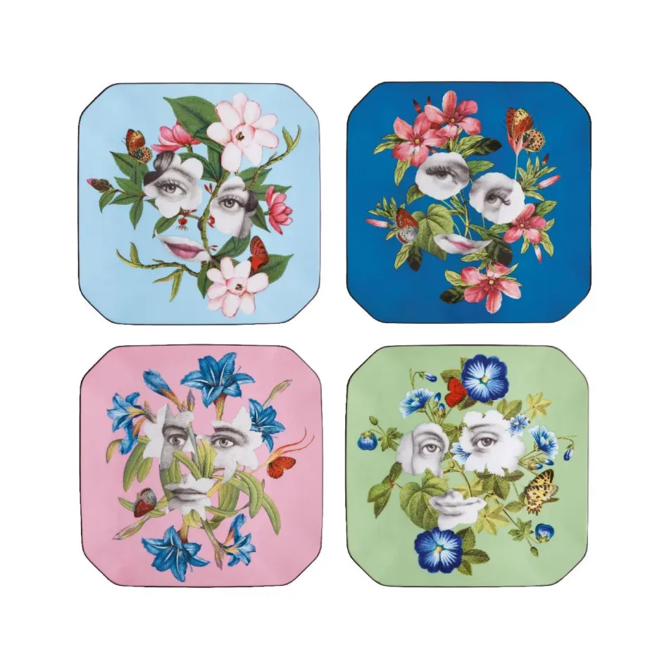 Christian Lacroix Fete Vos Jeux Set 4 Dessert Plates