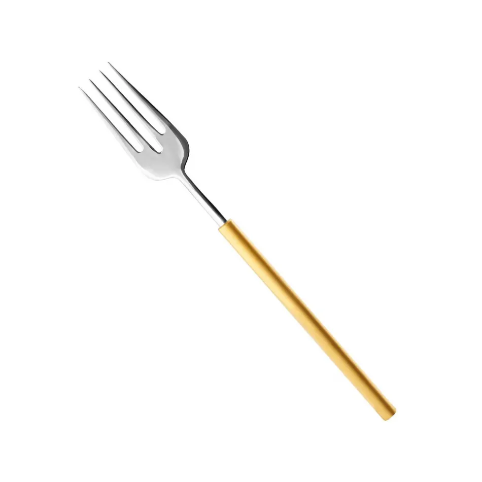 Domo Matte Gold Fish Fork