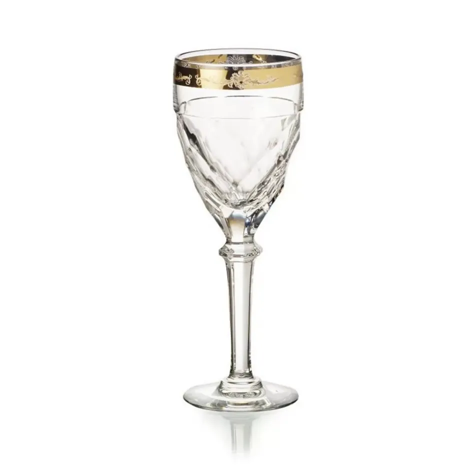 Palazzo Gold White Wine Goblet