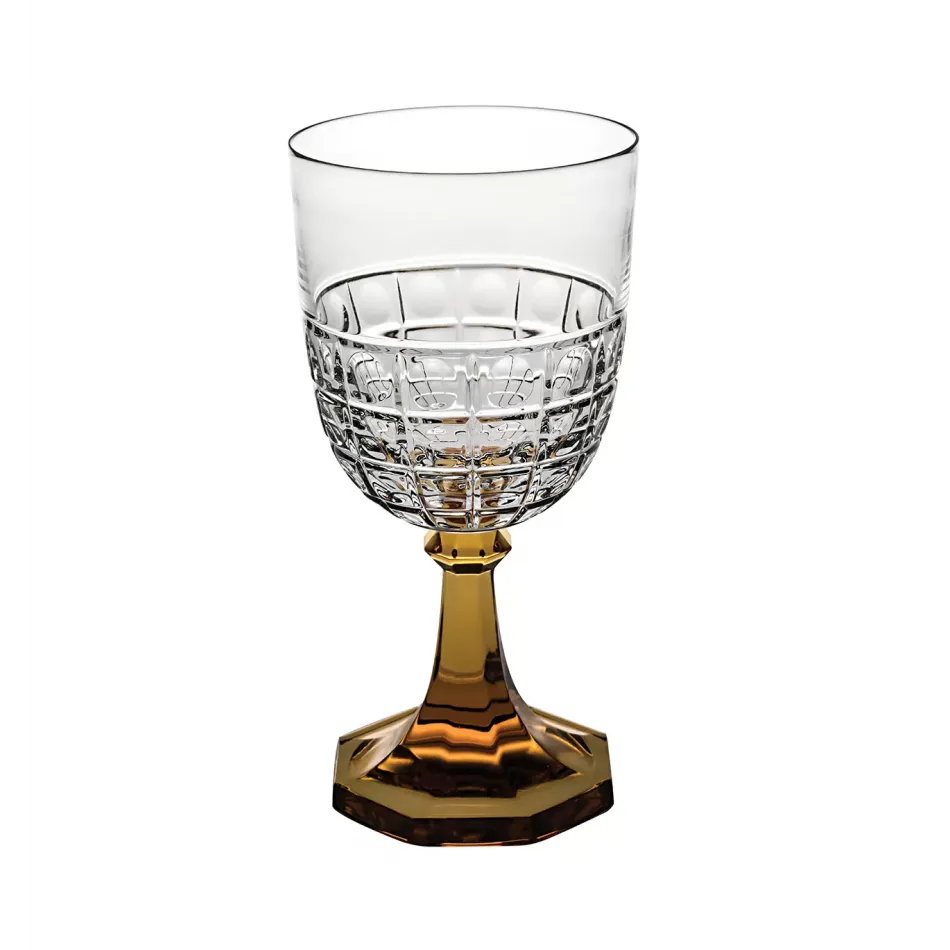 Empório Goblet With Amber Stem