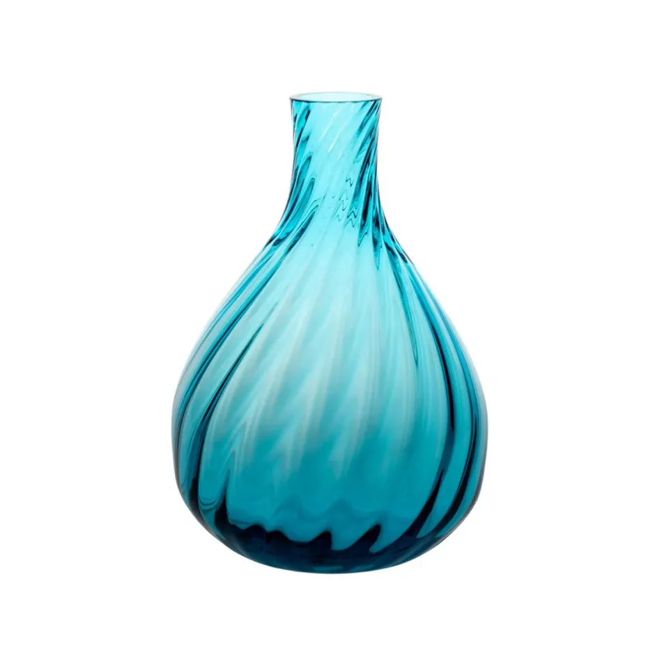 Color Drop Small Bud Vase Blue
