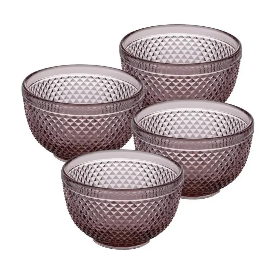 Bicos Pink Small Bowl Pink, Set of 4