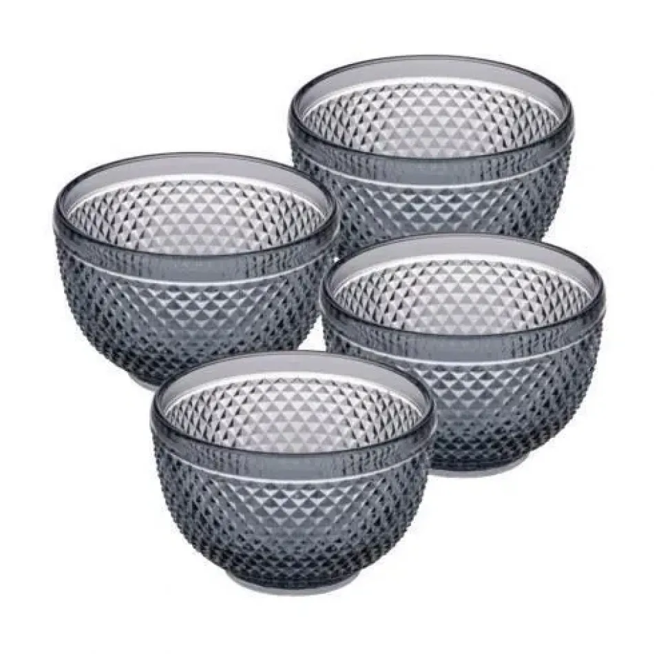 Bicos Grey Small Bowl Grey, Set of 4