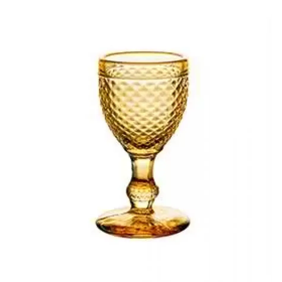 Bicos Amber Set With 4 Water Goblets