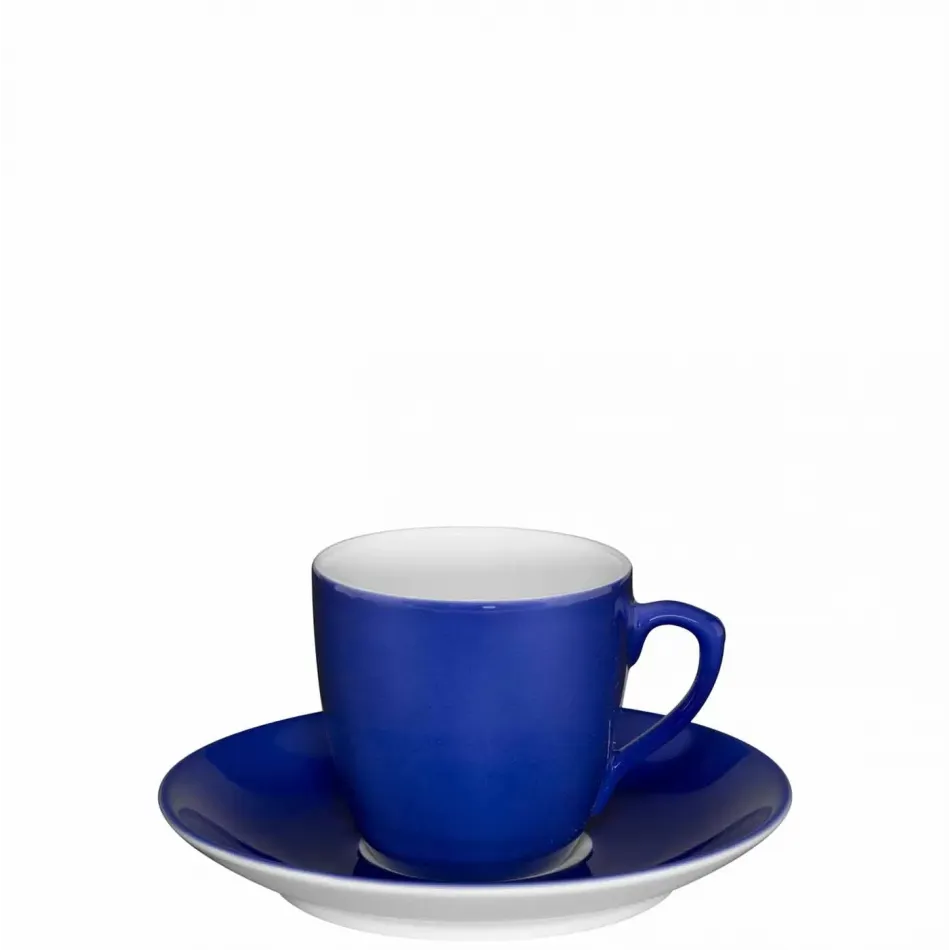 Colors Coffee Cup & Saucer Blue