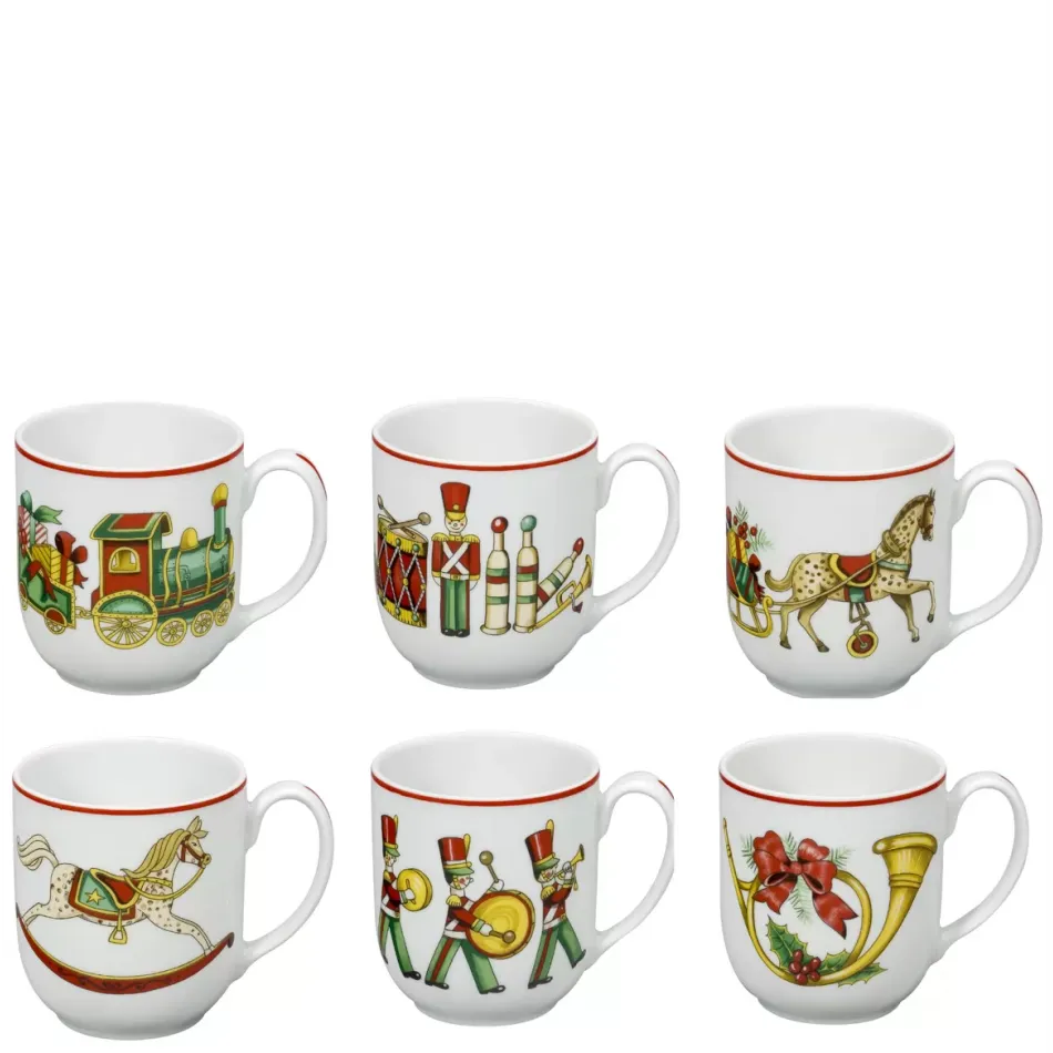 Christmas Magic Set 6 Mugs