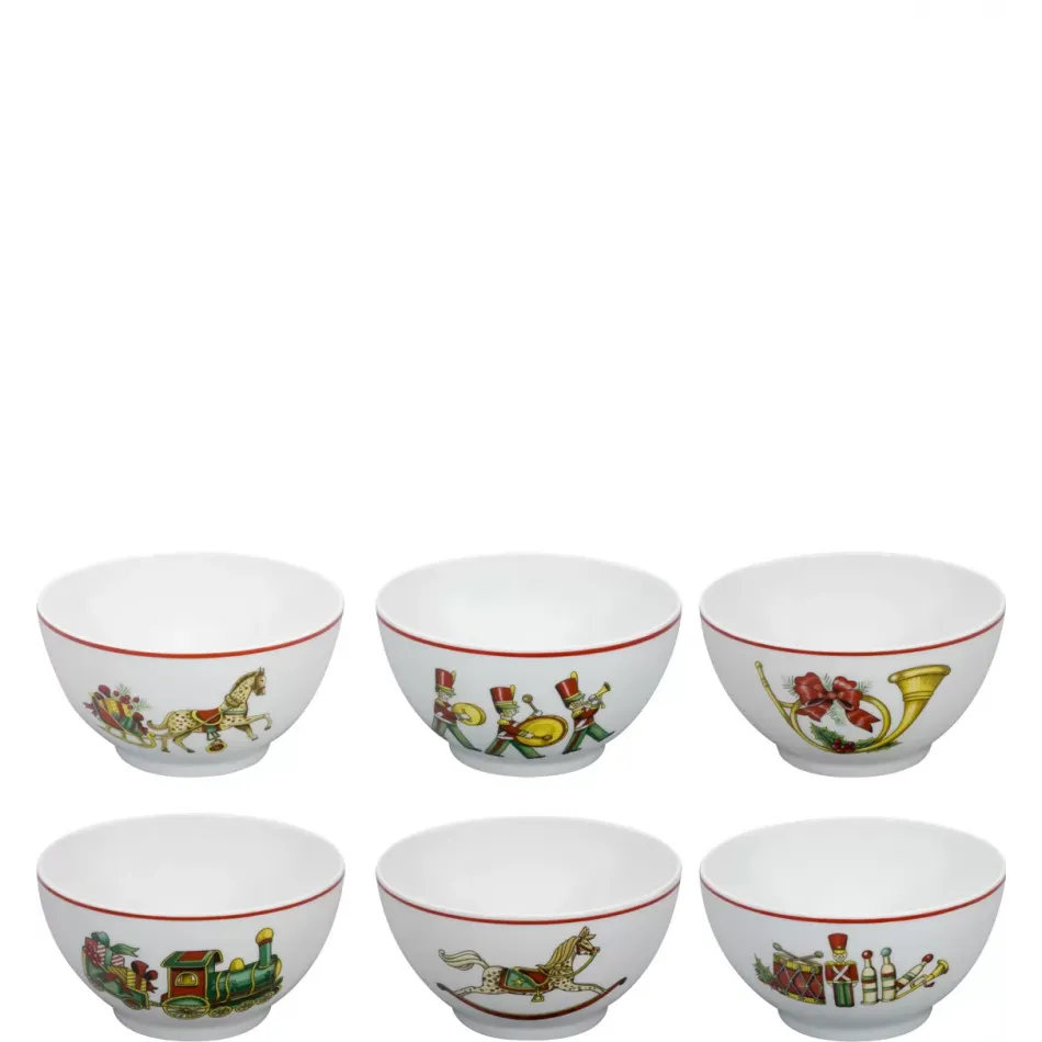 Christmas Magic Set 6 Bowls