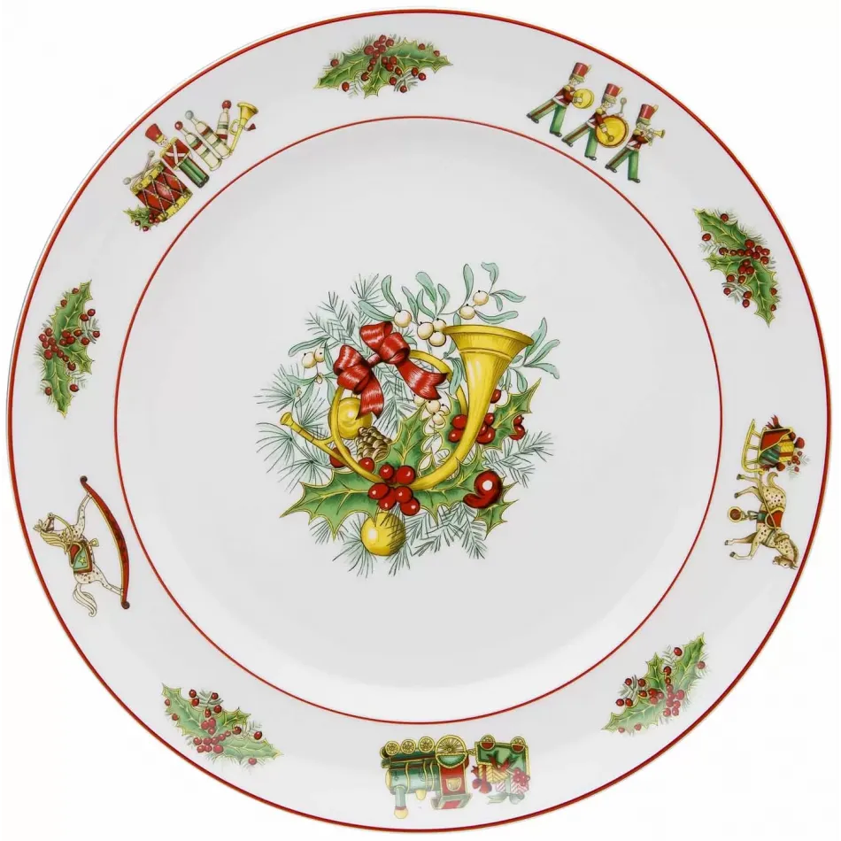 Christmas Magic Flat Round Plate