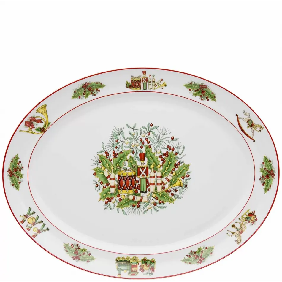 Christmas Magic Large Oval Platter