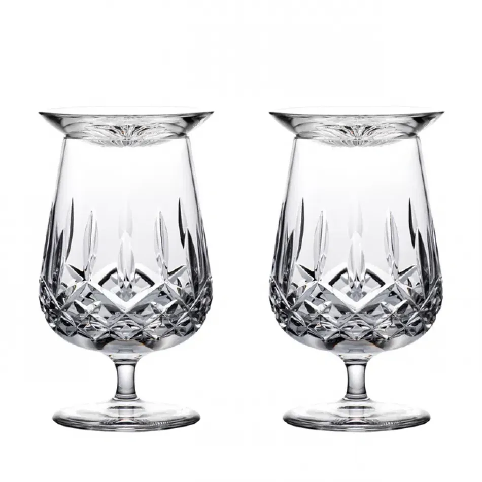 Connoisseur Lismore Rum Snifter & Tasting Cap 8 oz Set of 2