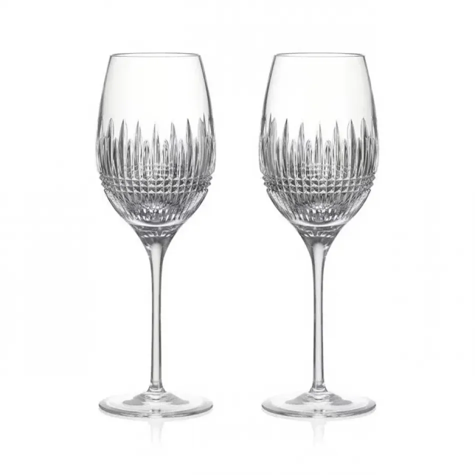 Lismore Diamond Essence White Wine Medium 15.5 oz Set of 2