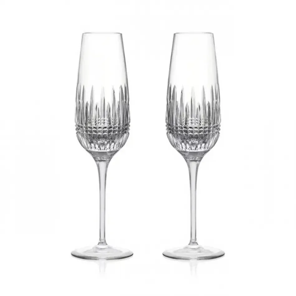 Lismore Diamond Essence Flute 10.5 oz Set of 2