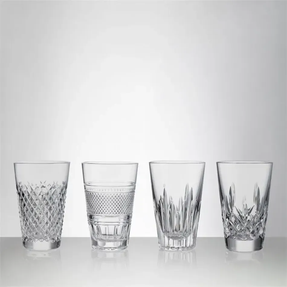 Heritage Mastercraft Hiball 350ml 11.5floz, Set of 4 Mixed