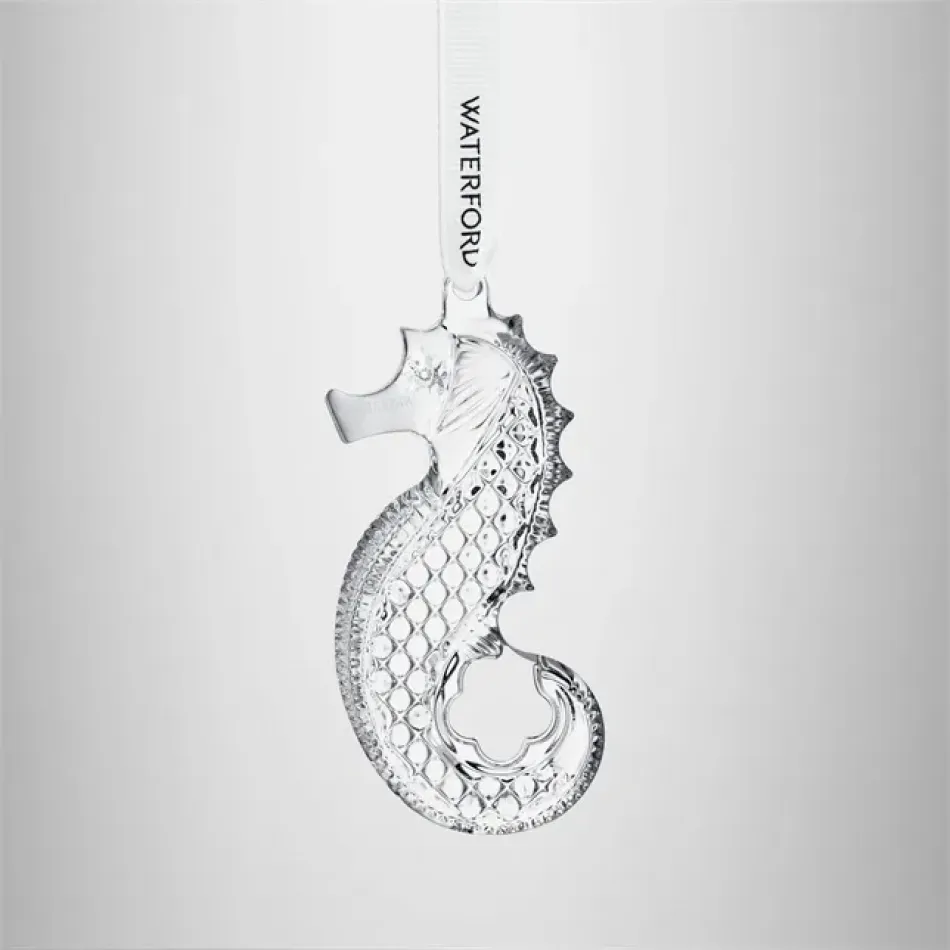 Christmas Crystal Seahorse Ornament