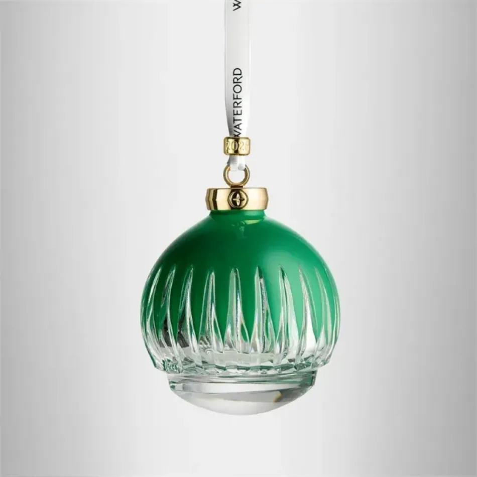 New Year Firework New Year 2026 Green Bauble Ornament