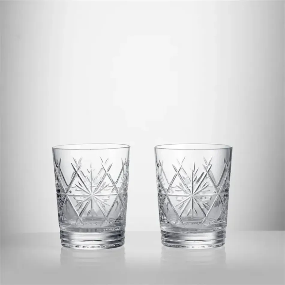 Winter Wonders Snowflakes Double Old Fashioned Set of 2