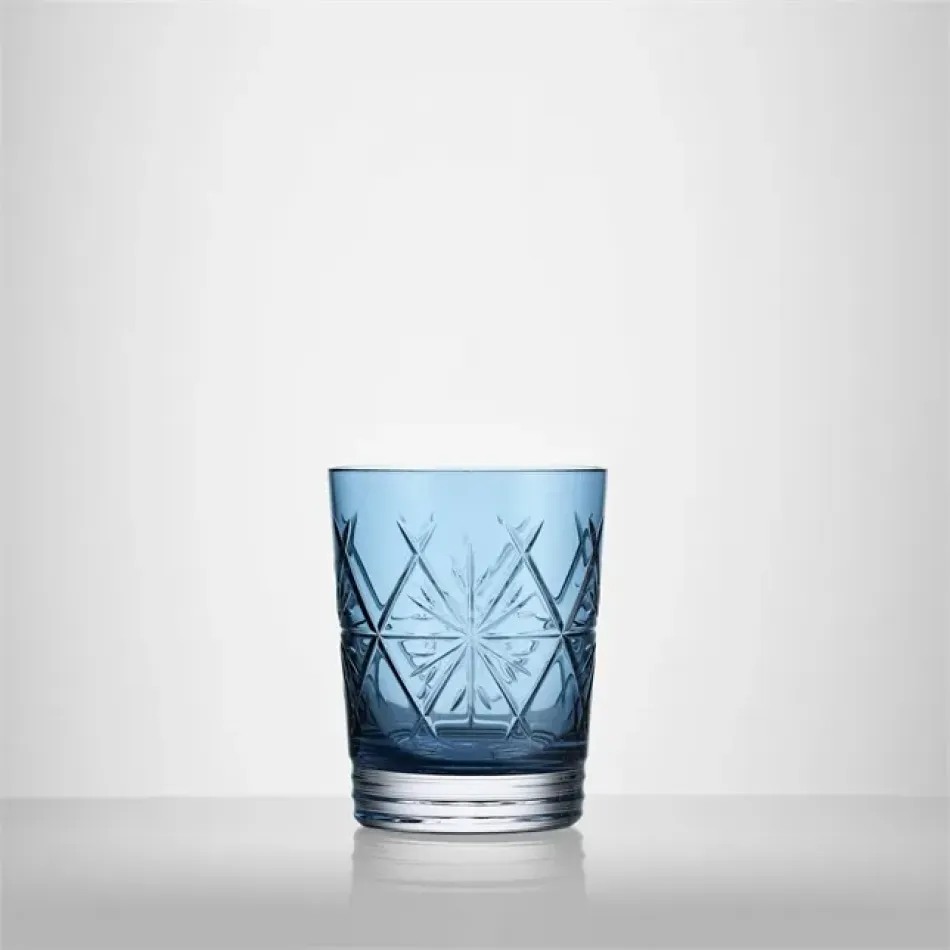 Winter Wonders Icy Blue Snowflakes Double Old Fashioned