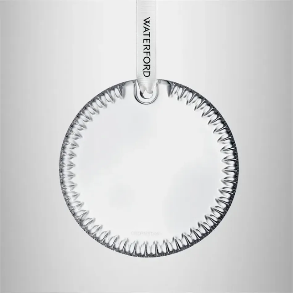 Christmas Crystal Disc Ornament